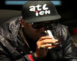 Big Boi consuming alcohol